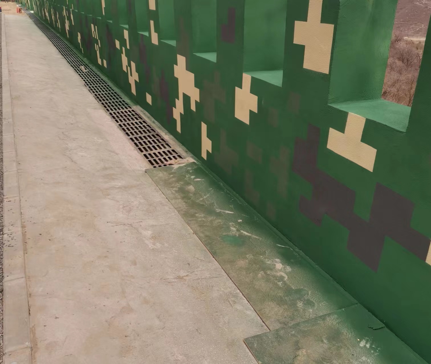 北屯围墙迷彩喷涂,数迷彩漆